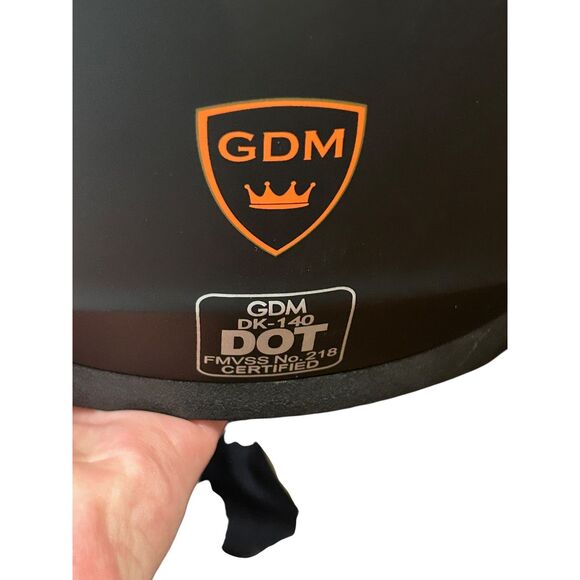 dk 140 matte black full face motorcycle helmet duke series GDM DK-140 Full Face Motorcycle Helmet Matte Black Large